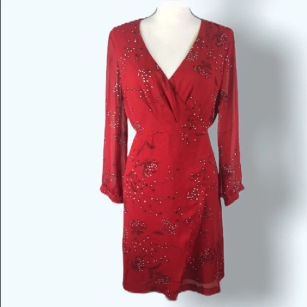 Madewell red floral